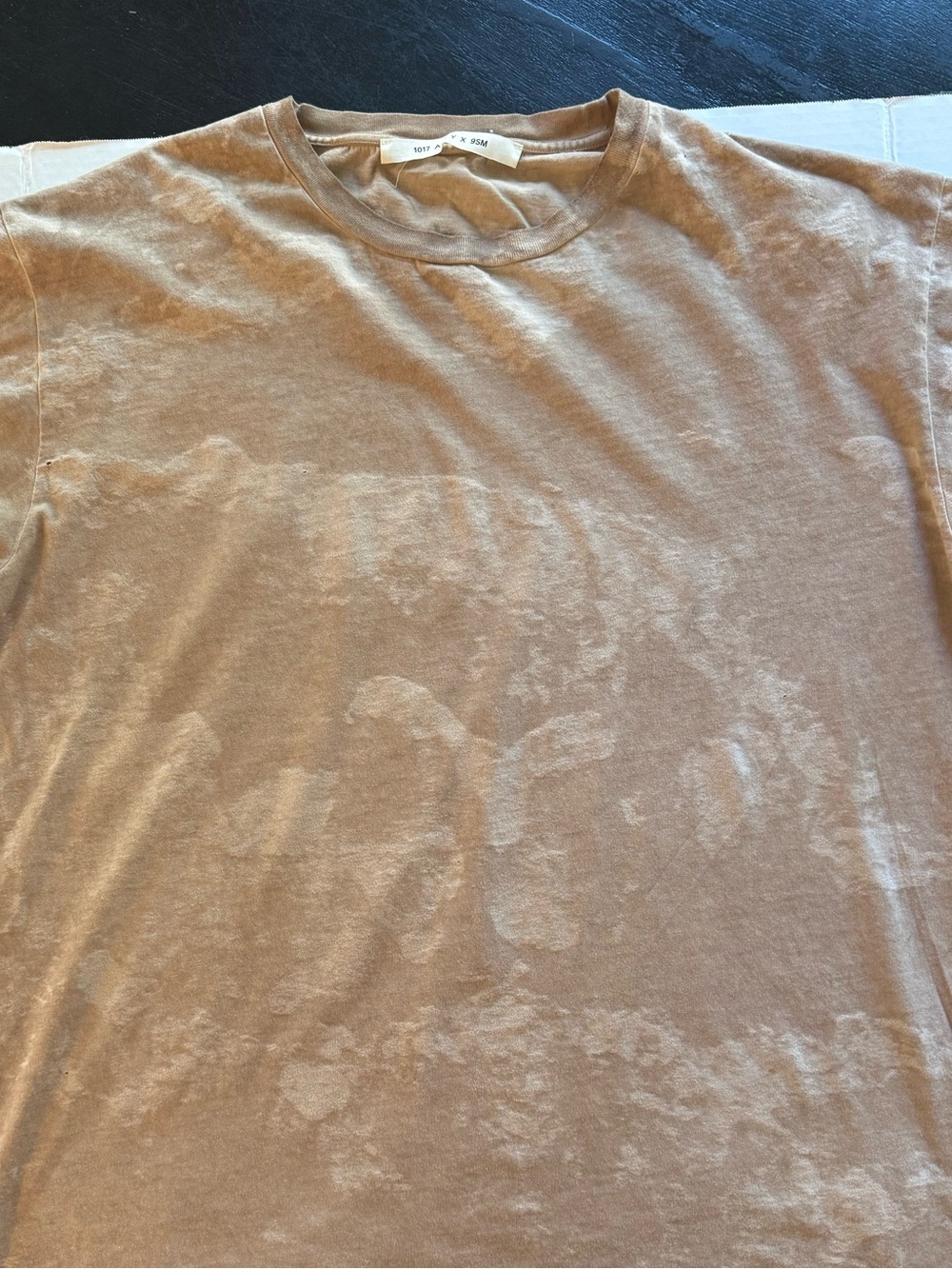 1017 ALYX 9SM Endless S19 T-Shirt Tan Distressed Men’s XL Italy